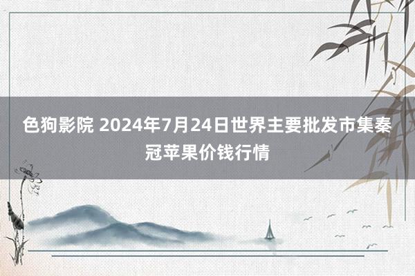 色狗影院 2024年7月24日世界主要批发市集秦冠苹果价钱行情