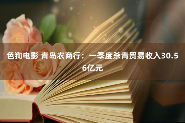 色狗电影 青岛农商行：一季度杀青贸易收入30.56亿元