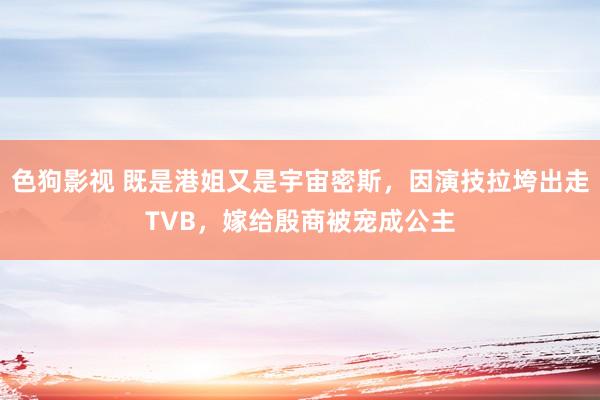 色狗影视 既是港姐又是宇宙密斯，因演技拉垮出走TVB，嫁给殷